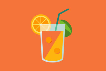 Citrus Summer Drink Fresh Background