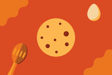 Cookie Dough Baking Kitchen Background