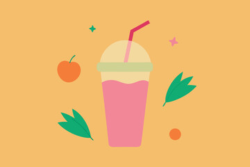 tropical smoothie background