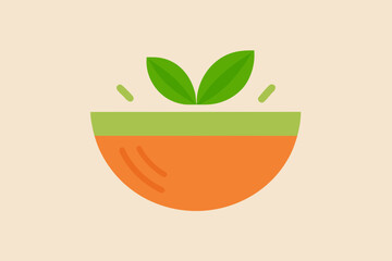 vegan bowl minimal background