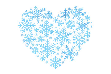 heart shaped snowflake