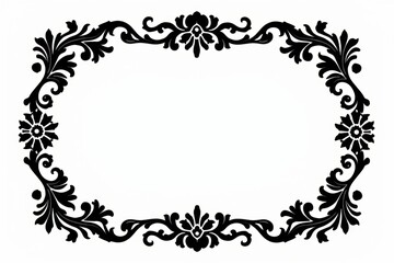 🌿 Floral Wreath Frame SVG | Botanical Oval Border for Invitations & Crafts