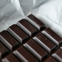 plaquette de chocolat noir