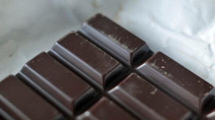 carrés de chocolat