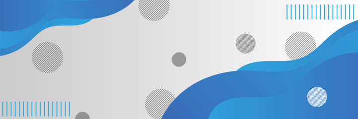 Blue wave abstract background. Liquid color background design. Fluid gradient shapes composition. Futuristic design for posters, banner, web header, presentation design and much more