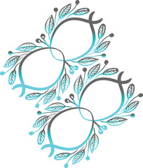 illustration of a beautiful floral design 