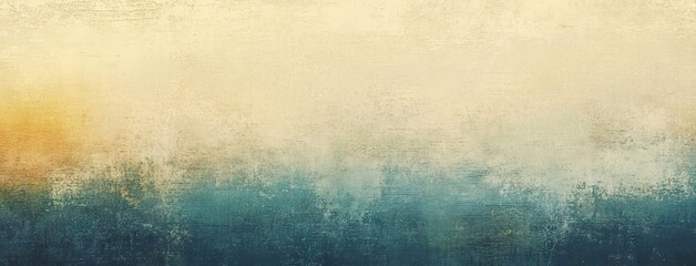 Obraz premium The design of this banner or wallpaper features a dark and noisy poster background with a grainy noise texture and a glowing color shape in shades of yellow, orange, and blue, including copy space