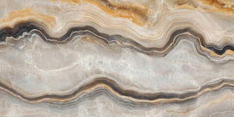 Elegant Onyx Texture Featuring Unique Wave Patterns and Intricate Veining for Luxurious Design