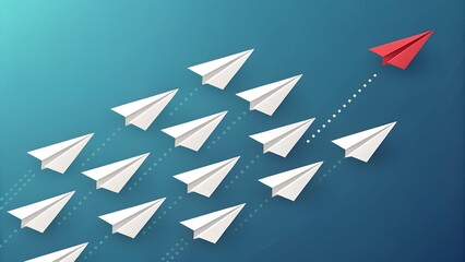 Break from the Pack – Leadership and Bold Differentiation, Business, Conceptual, Motivation, Abstract, Innovation