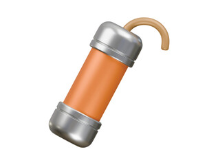 pipe bomb icon 3d illustration render