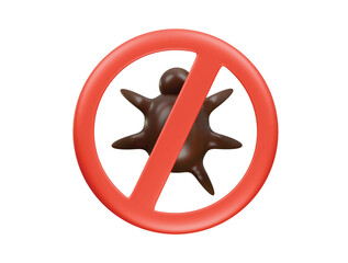 insect repellent icon 3d illustration render