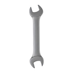 Double open-end wrench isolated