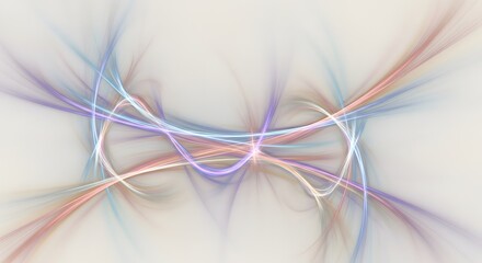 Naklejka premium Abstract fractal art with delicate streaks of color