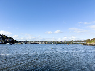 View of Kinsale harbour, a town on the southern coast of Ireland, in County Cork