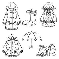 Cute Rainy Day Outfit Set