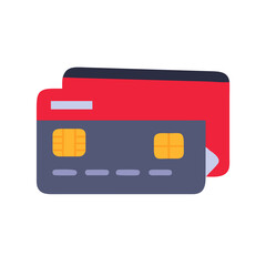 Credit card with chip Material SVG Icon