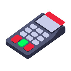 Credit card terminal Material SVG Icon