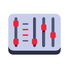 Equalizer bars icon Material SVG Icon