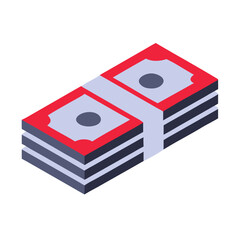 Stack of money bills Material SVG Icon