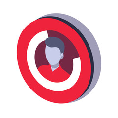 User avatar circle Material SVG Icon