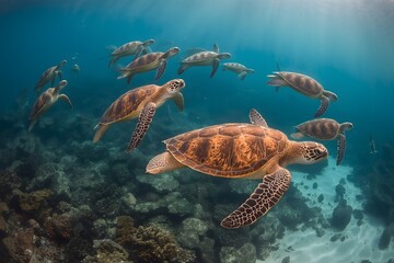The Loggerhead Sea Turtles ,The Loggerhead Sea Turtles