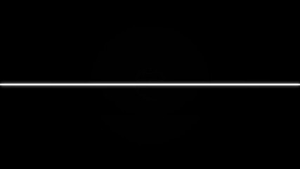 Television turn on and off with noised and grain. Vintage switch on off television concept animation. Noise on a old TV screen. 4k video motion graphic animated - Powered by Adobe