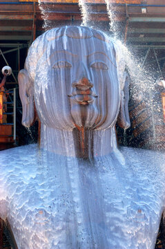 gommateshwara bahubali statue at shravanabelagola india