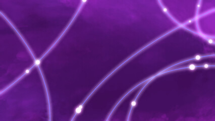 光る曲線とグラデーション背景