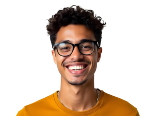 Happy Teenager Caucasian man