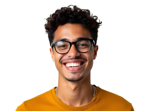 Happy Teenager Caucasian man