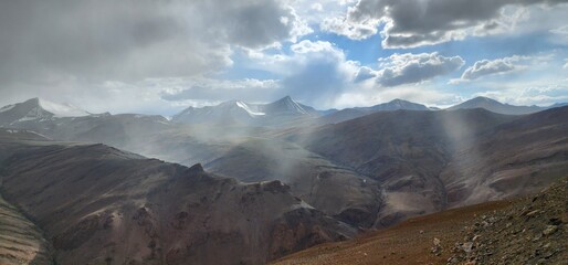 panoramic view of the mountains