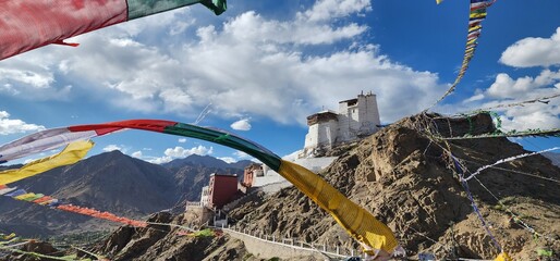 monastery on the top of the mountain