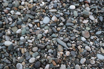 Stones on the seashore. High quality photo