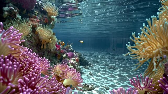 Underwater exploration of vibrant coral reefs ocean floor marine life photography colorful environment depth perspective nature's beauty