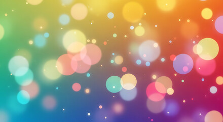 Colorful Bokeh Light Circles on Abstract Background for Vibrant Visual Design, Photography, and Creative Inspiration, 8K image 