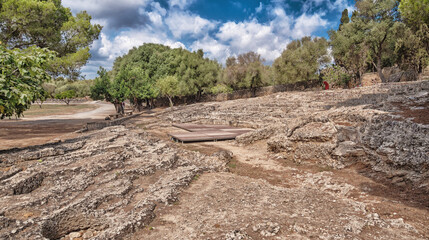 Roman Ruins of Pollentia, 1st Century BC Archaeological Site, Alcúdia, Mallorca, Balearic Islands,...