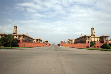 Obraz premium view of the old town of delhi