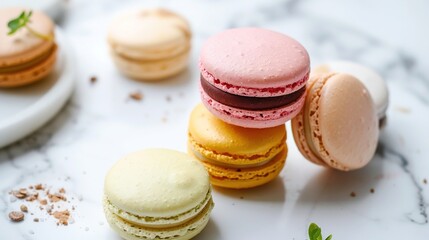 Fresh and delicious food displayed on a clean plate, including colorful vegetables, tender meat, and ripe fruits. The appetizing food is arranged neatly, highlighting its freshness, taste