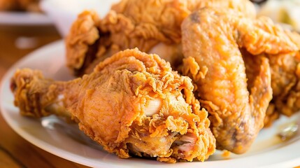 Fresh and delicious food displayed on a clean plate, including colorful vegetables, tender meat, and ripe fruits. The appetizing food is arranged neatly, highlighting its freshness, taste