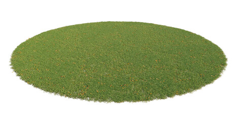 realistic grass pile cutout isolated png on a transparent background premium nature cutout