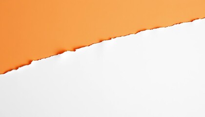 A ragged, white triangle of torn paper, edges frayed and uneven,  shape,  white