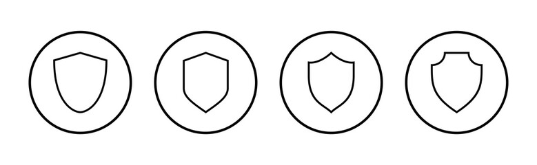 Shield icon vector. Protection icon. Security sign and symbol
