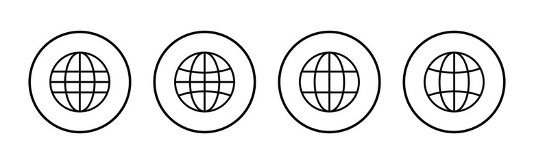 Obraz premium Web icon vector. go to web sign and symbol. web click icon. Global search icon