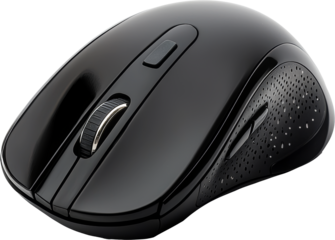 black computer mouse