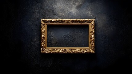 baroque. Ornate golden frame on dark velvet, showcasing intricate baroque details and luxurious texture. event programs, museum guides, designed for cultural heritage projects and event programs.