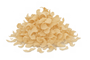Dry cornflakes pile. A crisp and golden cereal, perfect for a quick, healthy breakfast meal. Transparent background