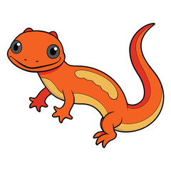 Leopard Gecko Color Vector