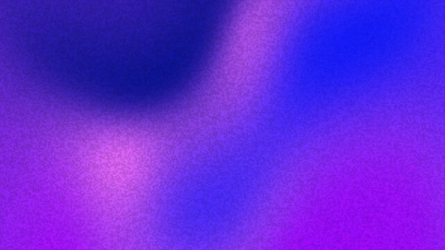 Abstract grain background with a grainy texture in shades of purple and blue, motion noise background.