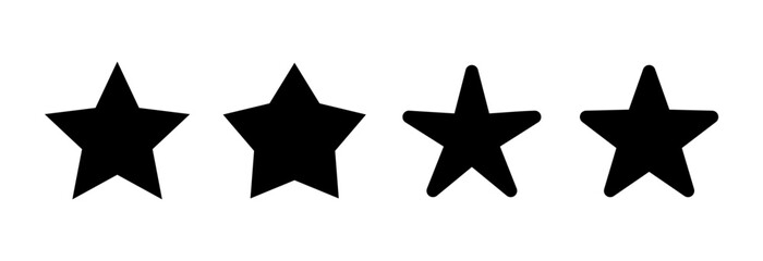 Star Icon vector illustration. rating sign and symbol. favourite star icon