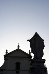 Fototapeta premium statue of jesus christ